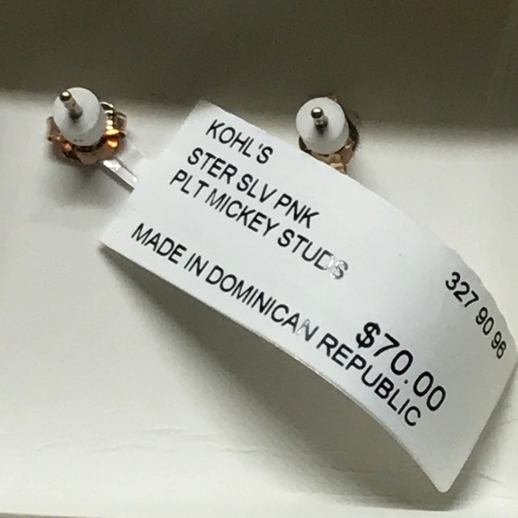 Disney Mickey gold stud earrings - Picture 6 of 7